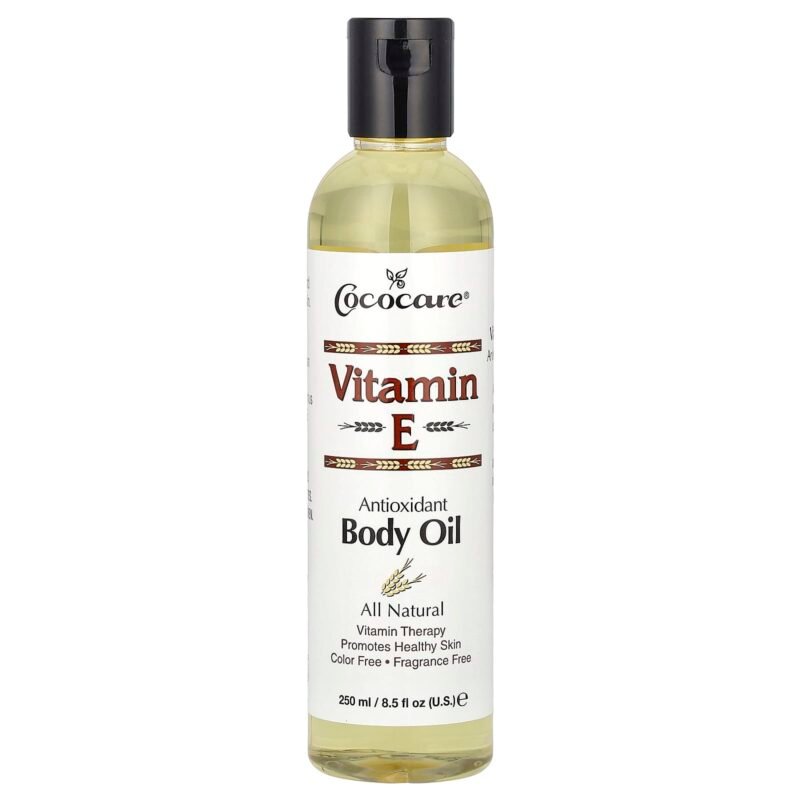 Cococare, Huile pour le corps à la vitamine E, 250 ml