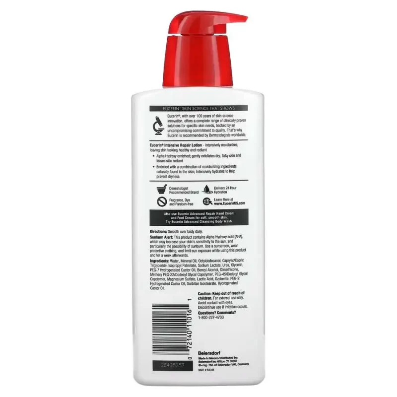 Eucerin, lotion réparatrice , 500 ml – Image 2