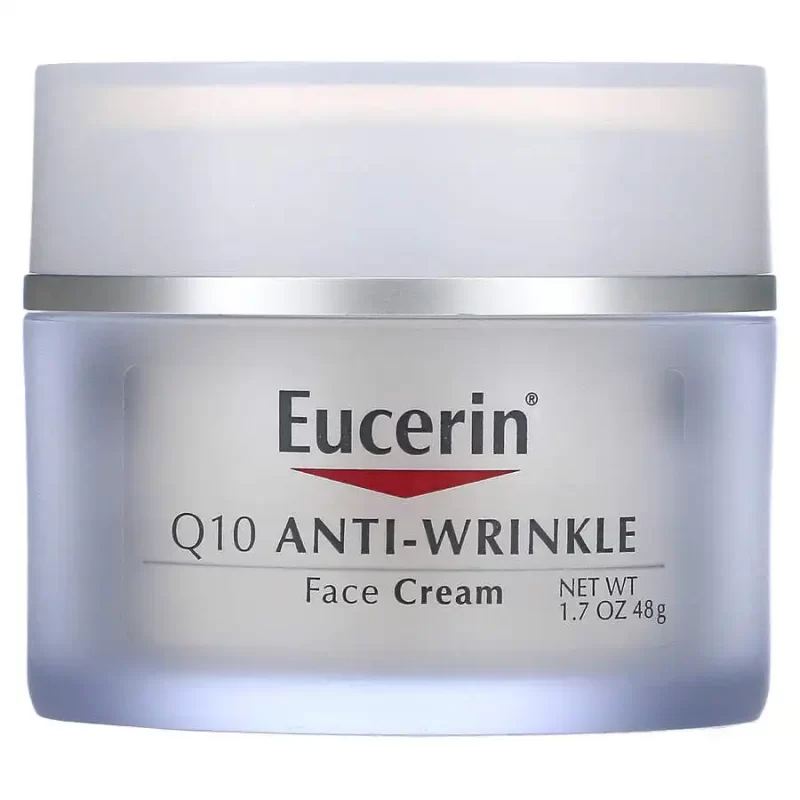 Eucerin, Crème visage hydratante antirides au Q10, 48 g