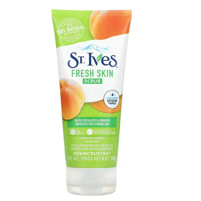 St Ives, Exfoliant à l’abricot pour une peau fraîche, 170 g