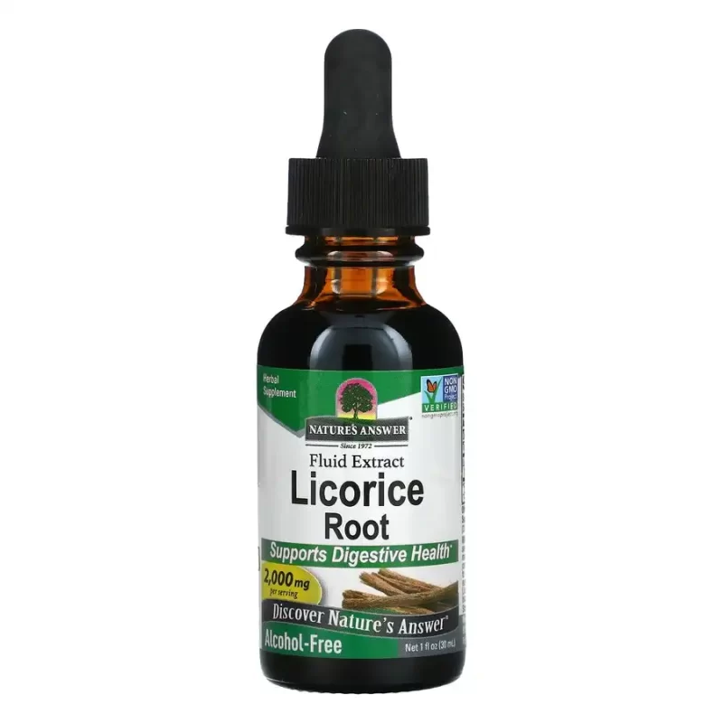 Nature's Answer, Racine de réglisse Liquide, 30ml