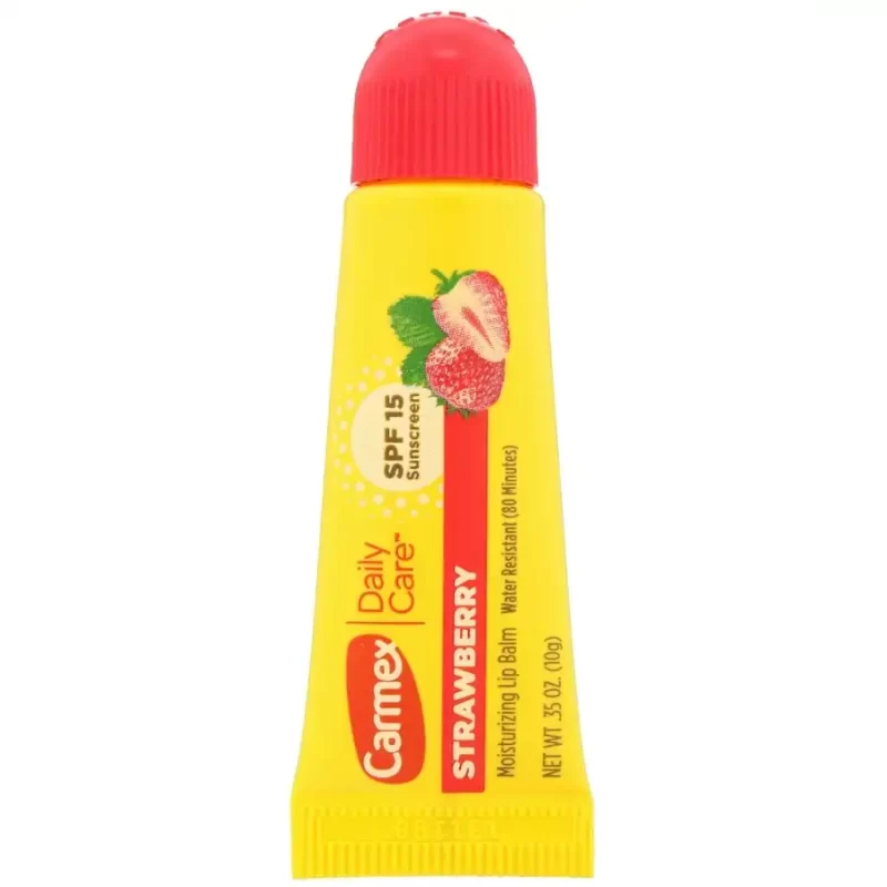 Carmex, Baume à lèvres hydratant, Fraise, Spf15 - 10 g – Image 2