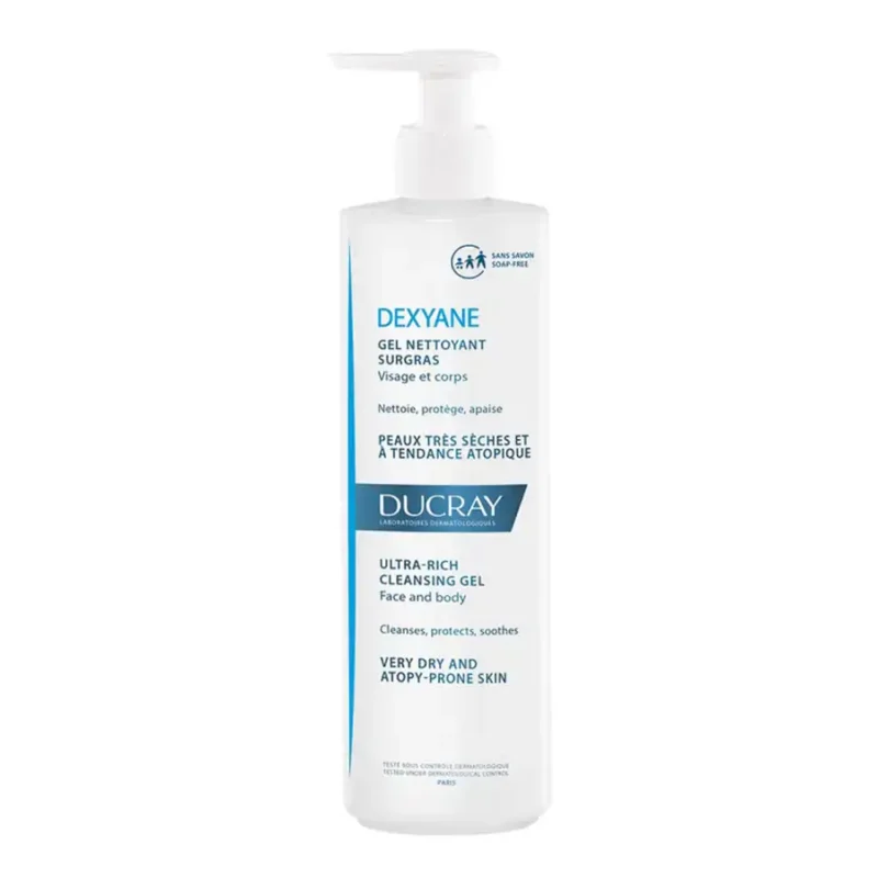 DUCRAY DEXYANE Gel Nettoyant Surgras, 400ml