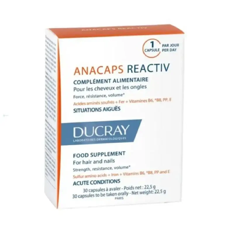 DUCRAY ANACAPS REACTIV 30 CAPSULES