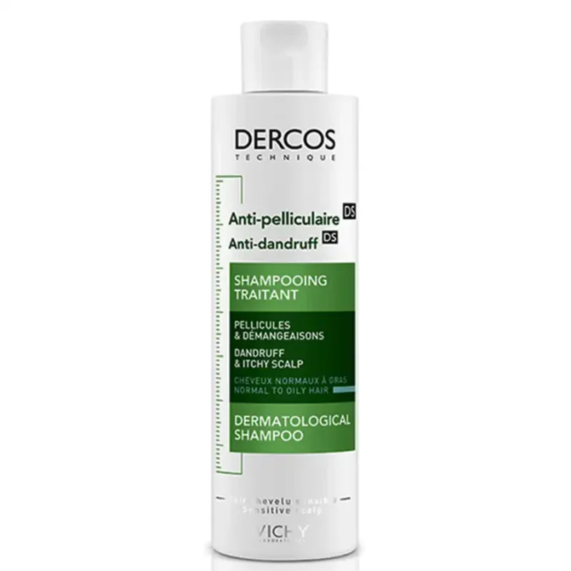 Vichy Dercos Shampoing Anti-Pelliculaire Chev Gras, 200ml