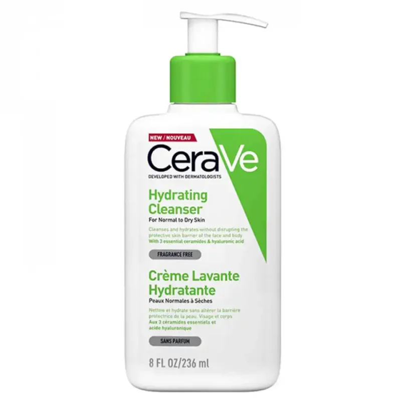 CERAVE Crème Lavante Hydratante P.Sèche, 236 ml
