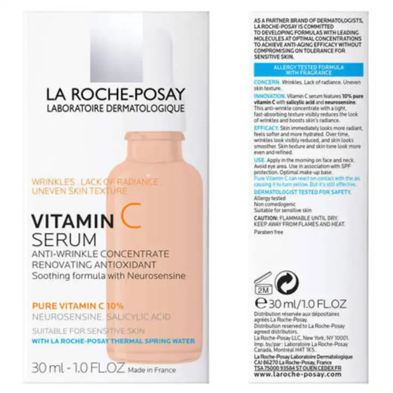 LA ROCHE POSAY Pure Vitamin C10 Sérum 30ml – Image 2