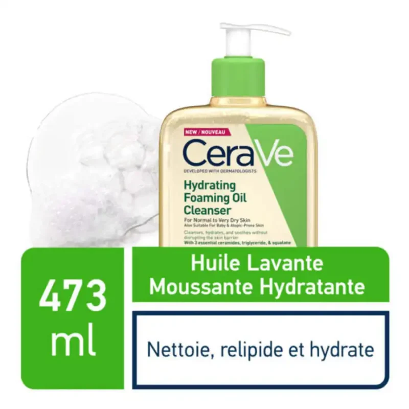 Cerave Huile Lavante Moussante Hydratante 473ml
