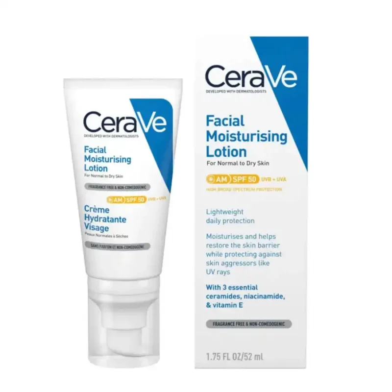 CERAVE Crème hydratante pour visage Spf50, 40ml