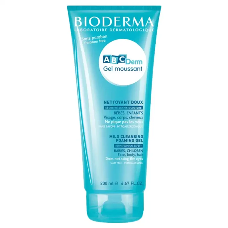 BIODERMA ABCDerm Gel Moussant Bébé, 200ml