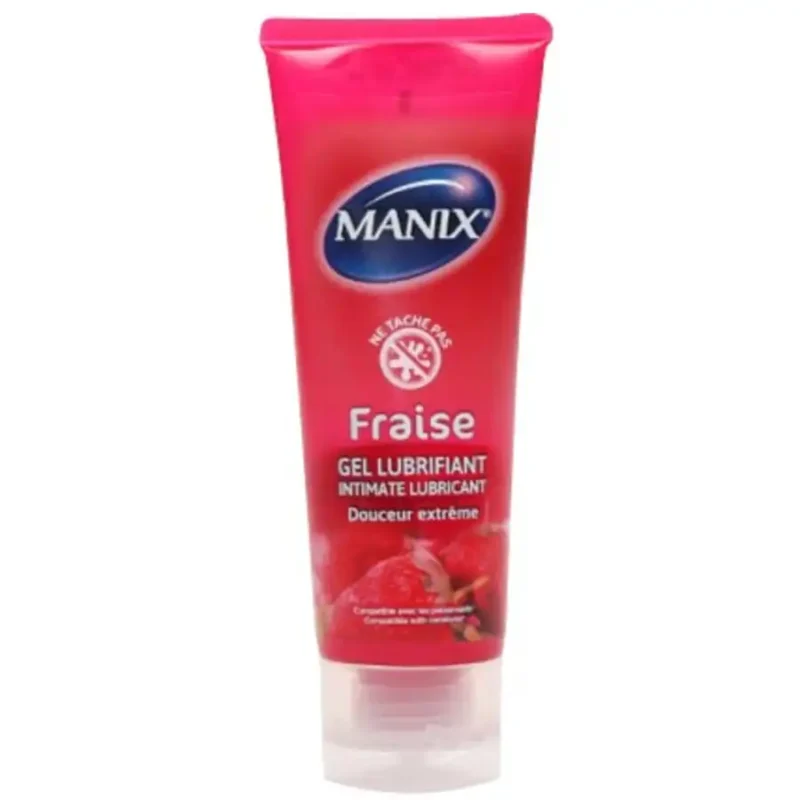MANIX Gel Lubrifiant Intime Fraise 80ml