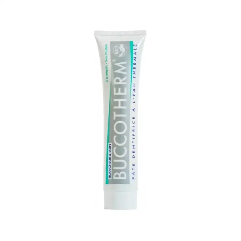 BUCCOTHERM Dentifrice Blancheur et Soin Bio, 75ml – Image 2