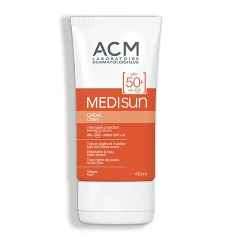 ACM MEDISUN crème solaire invisible spf50+, 40ml