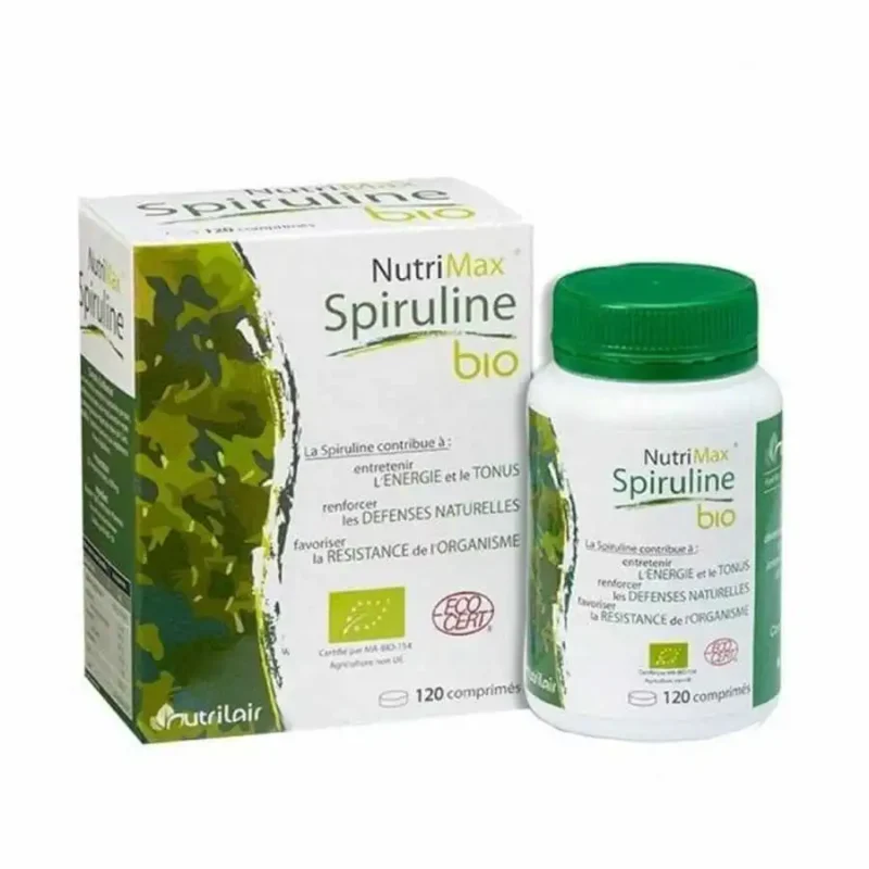 NUTRIMAX Spiruline Bio, 120 Comprimés