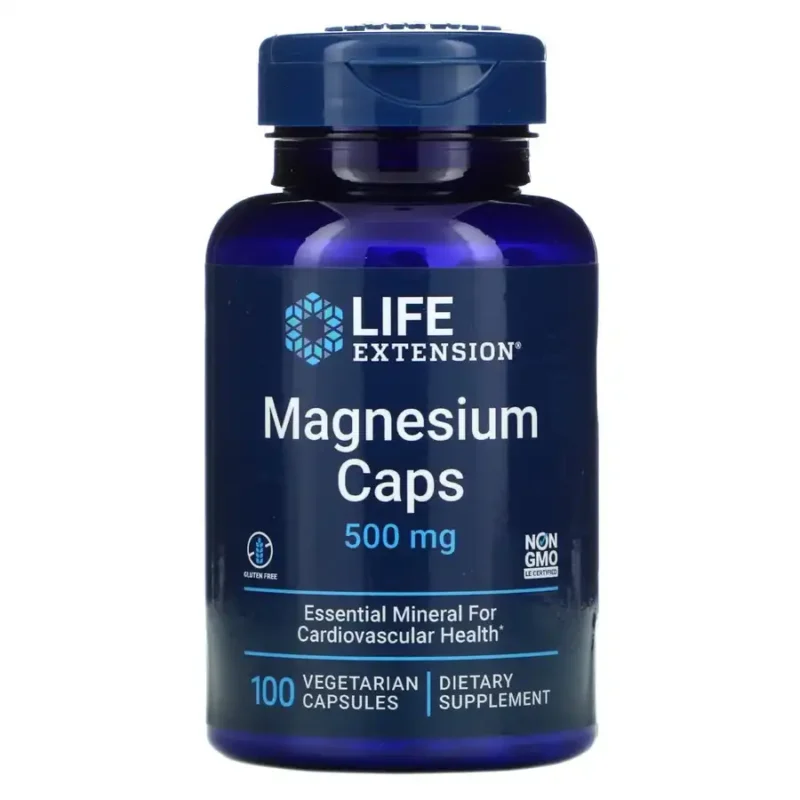 Life Extension, magnésium, 500 mg, 100 capsules