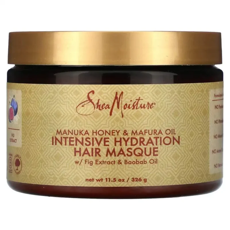 SheaMoisture, Masque capillaire Miel de Manuka, 326 g