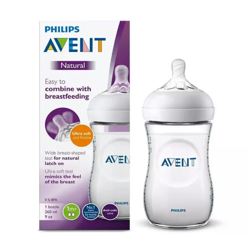 AVENT Biberon Naturel +1m - scf033/17, 260 ml