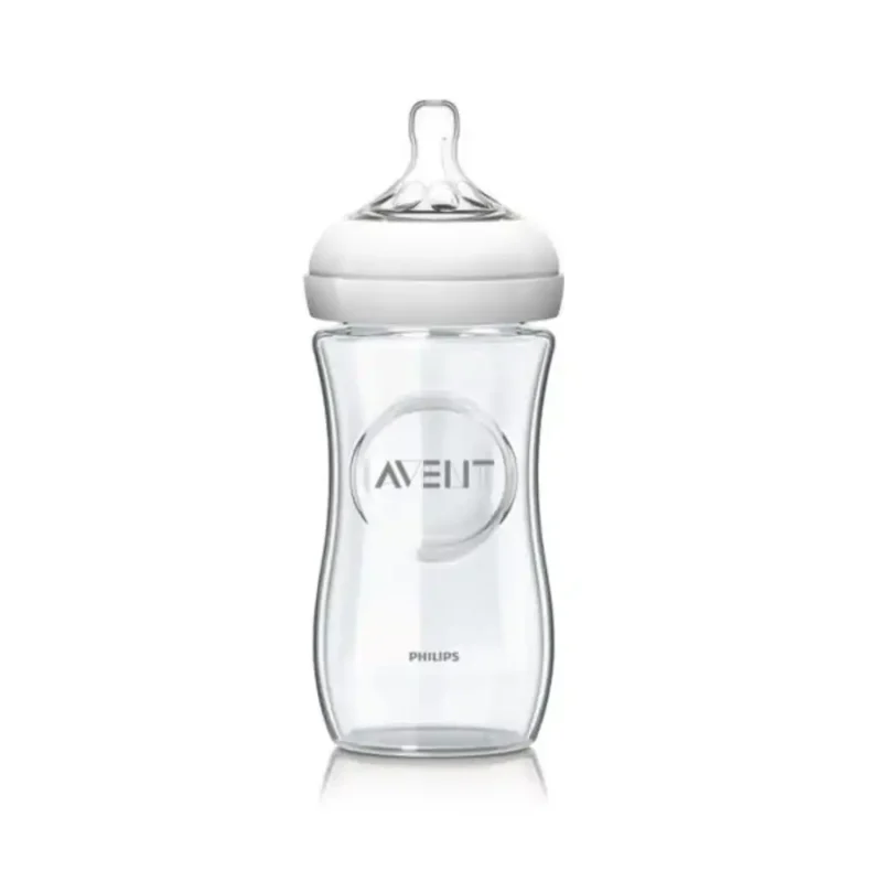 AVENT Biberon Naturel en verre cam +1m, 240 ml – Image 2