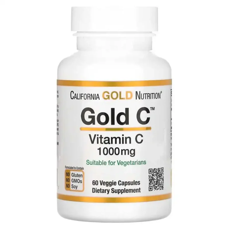 California Gold Nutrition, Gold C (vitamin C), 60 Caps