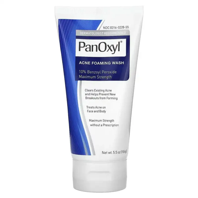 PanOxyl, Nettoyant Moussant contre l'Acné 10%, 156g