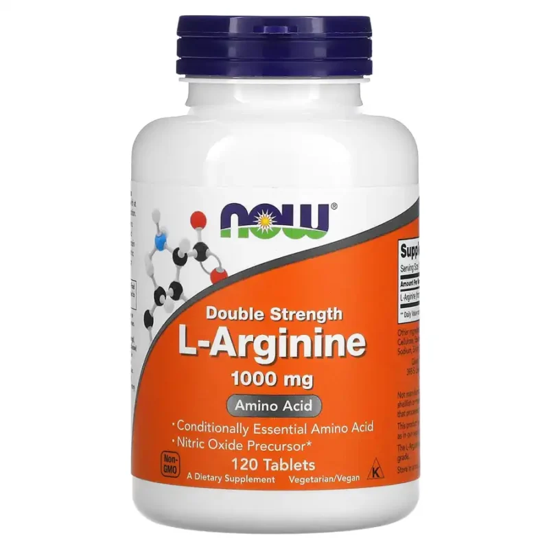NOW Foods L-Arginine 1000mg/120 Cmps