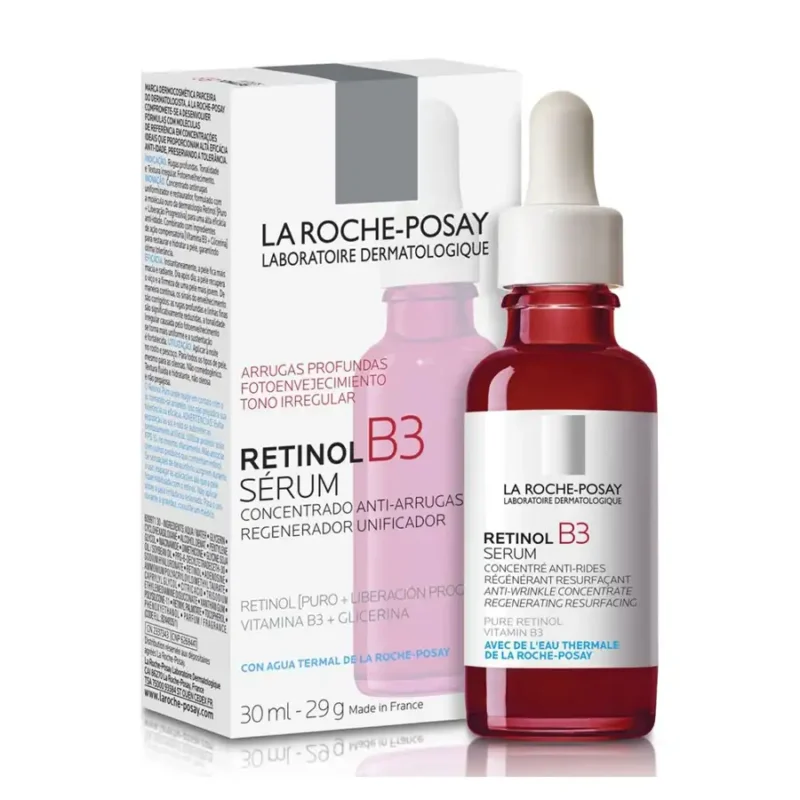 La Roche-Posay Retinol B3 Sérum Anti-Rides pour Peau Sensible - 30ml