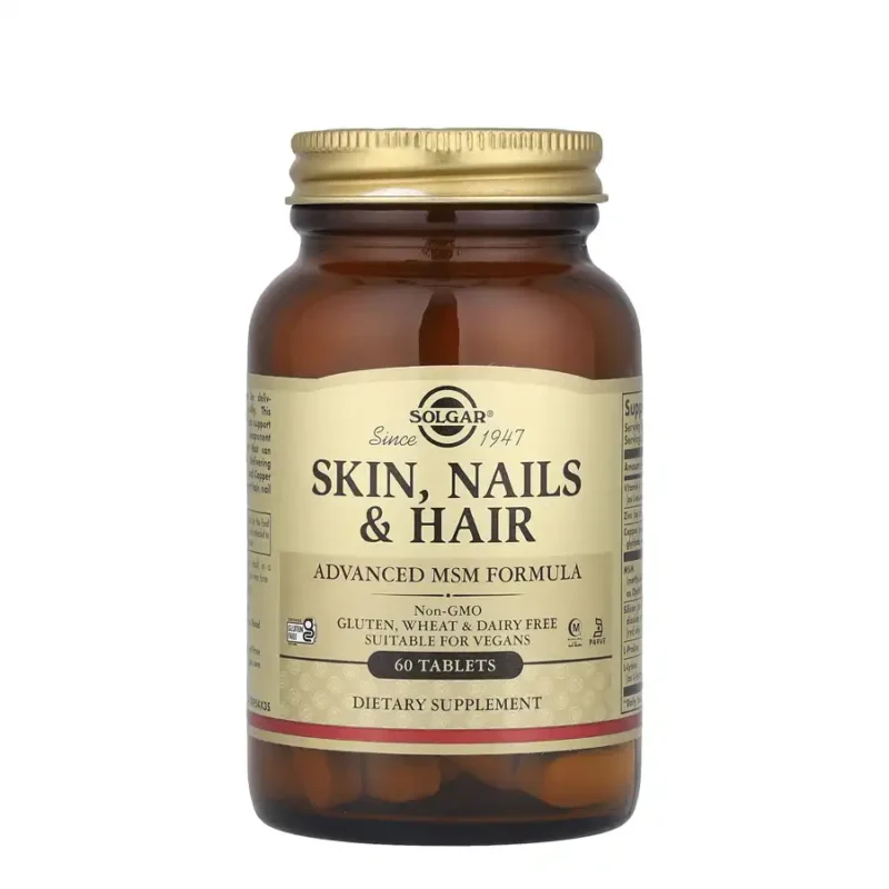 Solgar Peau, Ongles et Cheveux , 60 Comprimés