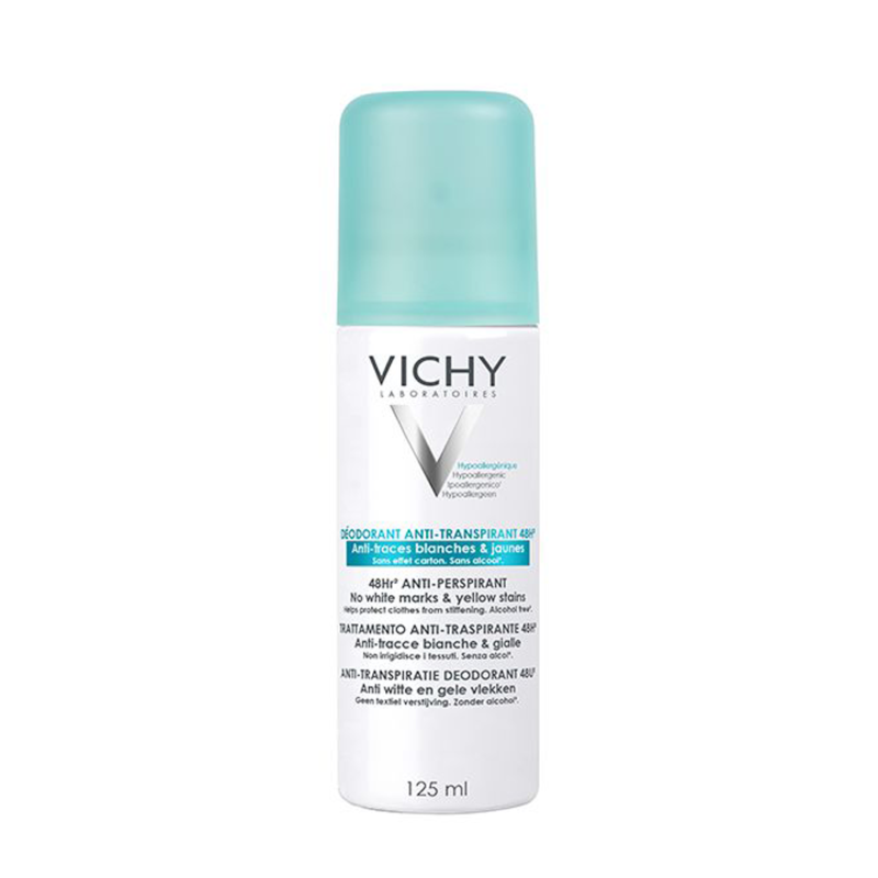 Vichy Dermo-Tolérance Déodorant 48H Anti-Traces Aérosol 125ml