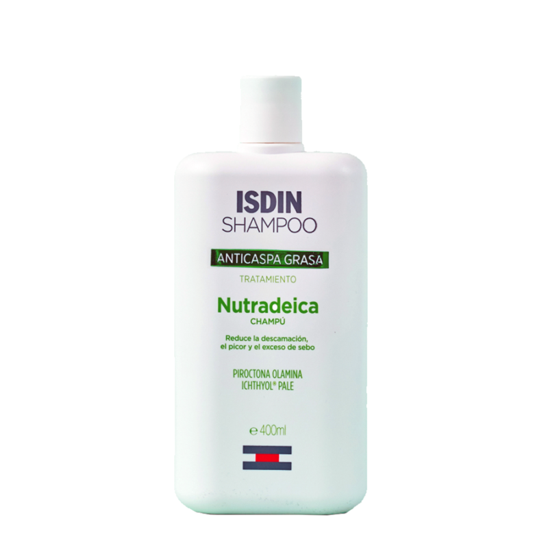 Isdin – Shampooing Nutradeica Antipelliculaire pour Cuir Chevelu Gras 200ml