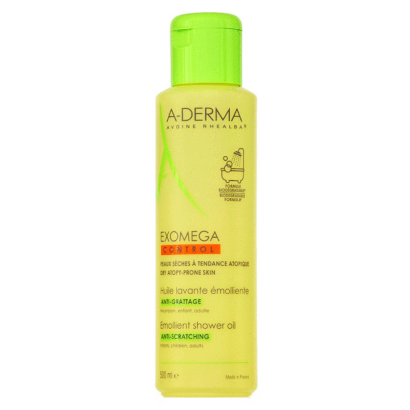 A‑Derma Exomega Control Huile Lavante Émolliente Anti‑Grattage 500 ml