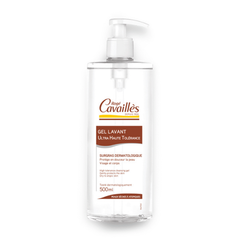 Rogé Cavaillès Dermo‑U.H.T. Gel Lavant Surgras Peaux Sèches 500 ml