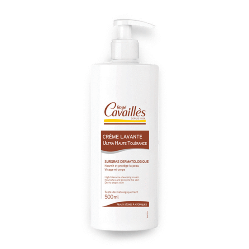 Rogé Cavaillès Dermo‑U.H.T. Crème Lavante Surgras Peaux Sèches 500 ml