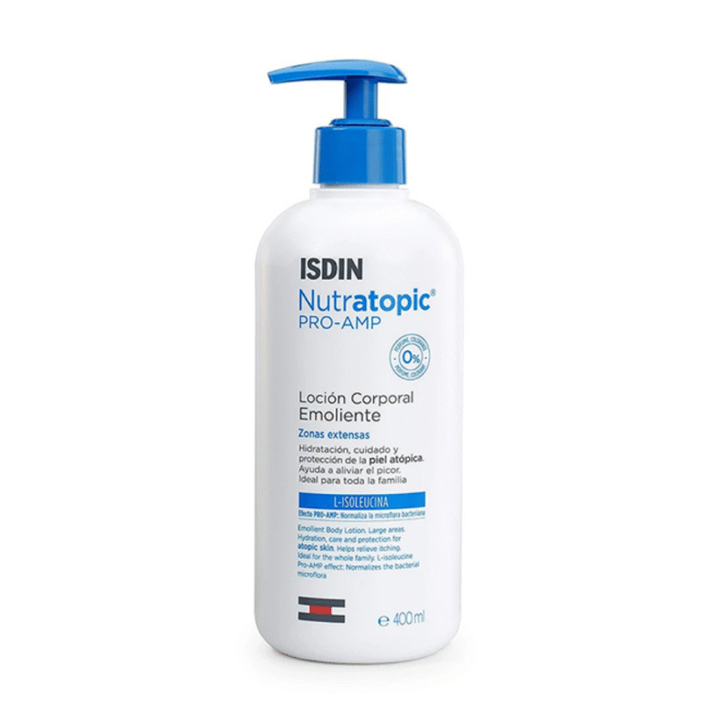 ISDIN Nutratopic Pro‑AMP Lotion Émolliente 400 ml