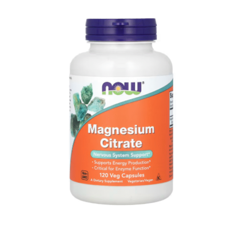 NOW Foods Citrate de Magnésium 120 gélules végétales